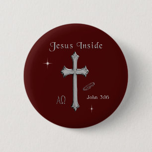 Jesus T - Shirt Button