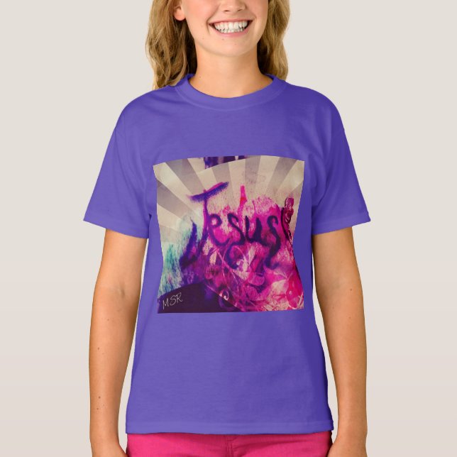Jesus-T-Shirt für Kinder  T-Shirt (Vorderseite)
