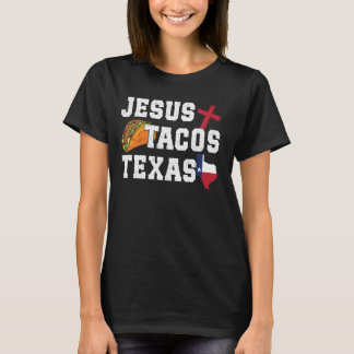 Jesus Tacos Texas Lone Star Staat Texan T-Shirt