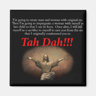 Jesus. Tah Dah!! Magnet