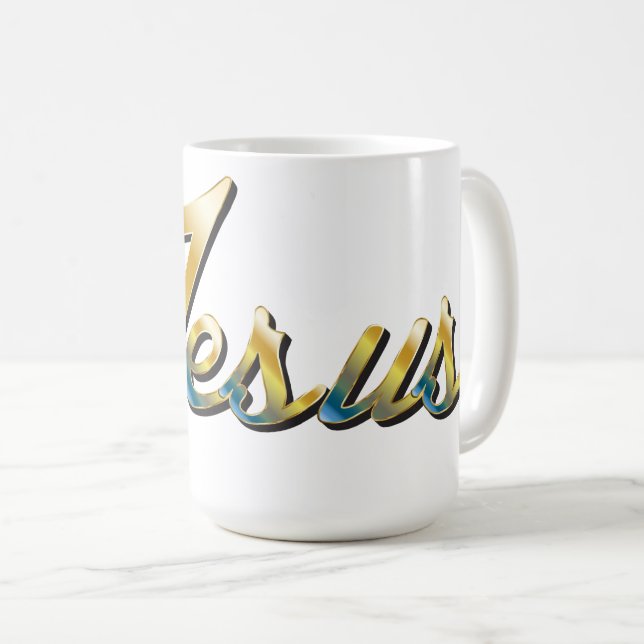 Jesus-Tasse Kaffeetasse (VorderseiteRechts)