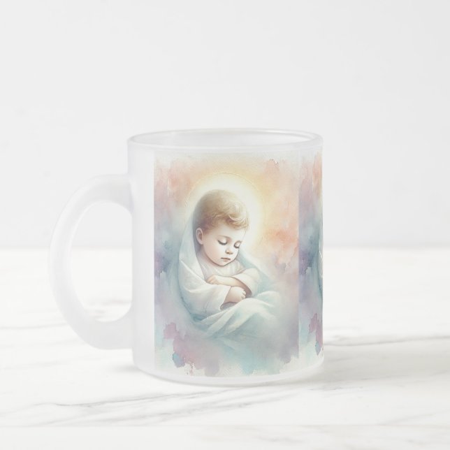 Jesus-Tasse Mattglastasse (Links)
