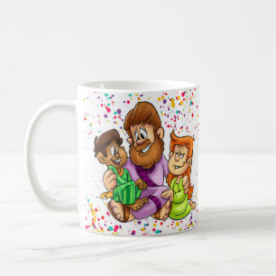 Jesus Tasse mit Kindern