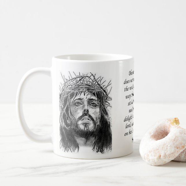 Jesus Tasse Psalm 91:1-2 (Mit Donut)