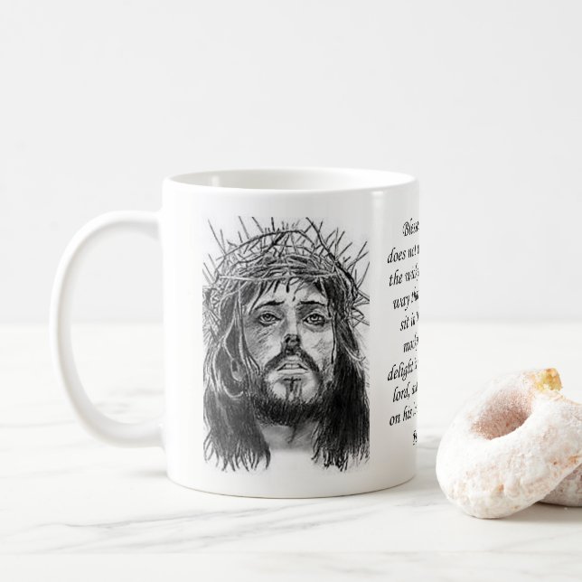 Jesus Tasse Psalm 91:1-2 (Mit Donut)