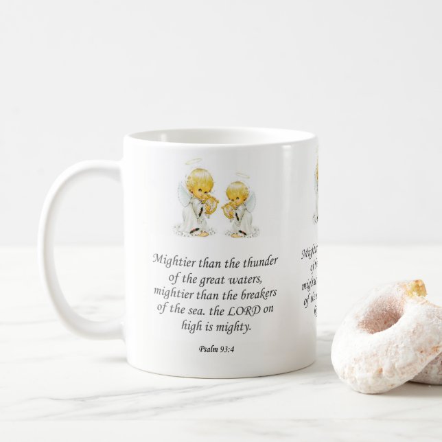 Jesus Tasse Psalm 93:4 (Mit Donut)