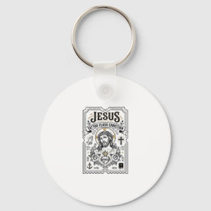 Jesus Tattoo Vorlage Christlich Jesus Tattoo Vorla Schlüsselanhänger