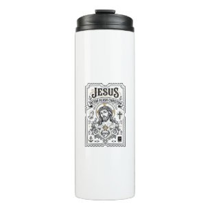 Jesus Tattoo Vorlage Christlich Jesus Tattoo Vorla Thermosbecher