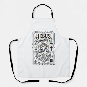 Jesus Tattoo Vorlage Christliche Jesus Tattoo Vorl Schürze