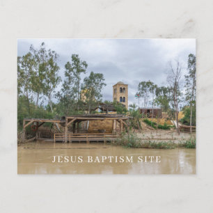 Jesus-Taufplatz-Ansicht Postkarte