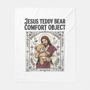 Jesus-Teddybär-Trostobjekt Jesus-Teddybär-C Fleecedecke
