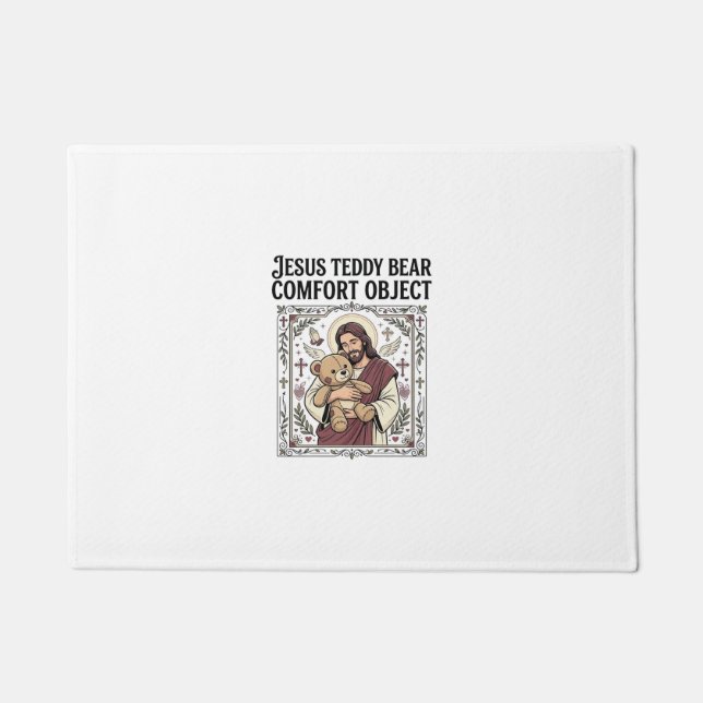 Jesus-Teddybär-Trostobjekt Jesus-Teddybär-C Fußmatte (Vorderseite)