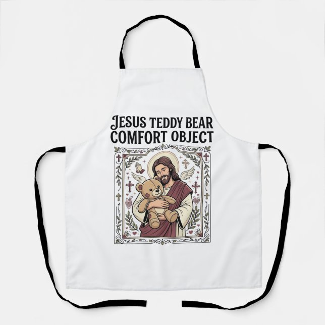 Jesus-Teddybär-Trostobjekt Jesus-Teddybär-C Schürze (Vorderseite)