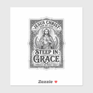 Jesus Teeliebhaber Grafik T-Shirt Christlich Aufkleber