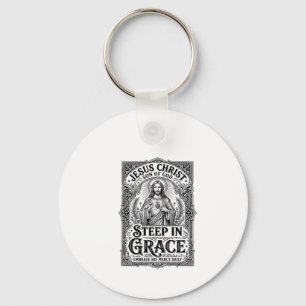 Jesus Teeliebhaber Grafik T-Shirt Christlich Schlüsselanhänger