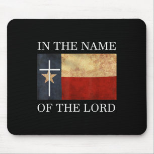 Jesus Texas Christian  Mousepad