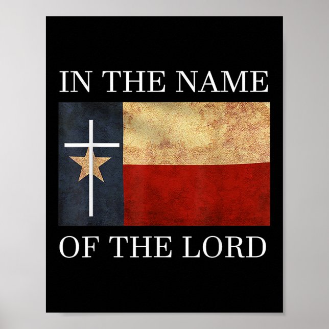 Jesus Texas Christlich  Poster (Vorne)