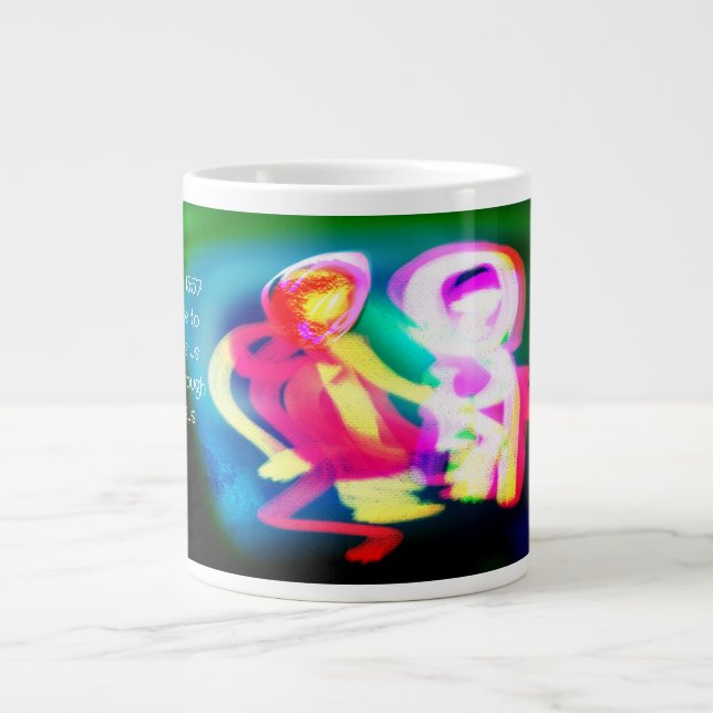 jesus thank Jumbo-Tasse (Vorderseite)