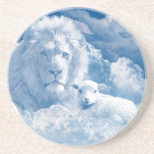 JESUS THE LAMB UND JESUS THE LION GETRÄNKEUNTERSETZER