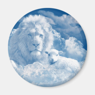 JESUS THE LAMB UND JESUS THE LION MAGNET