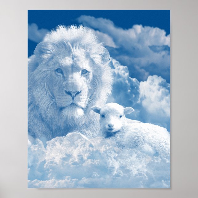 JESUS THE LAMB UND JESUS THE LION POSTER (Vorne)