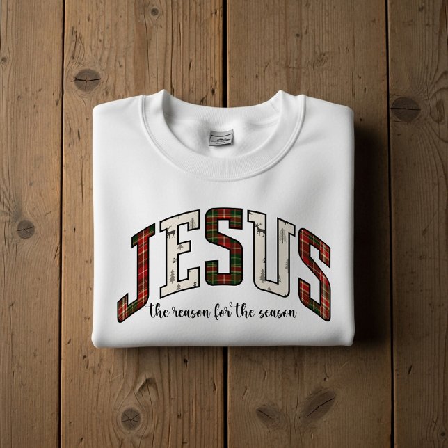 Jesus the reason for the season Christmas  Sweatshirt (Von Creator hochgeladen)