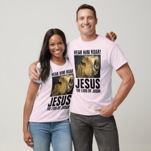 JESUS THE ROARING LION OF JUDAH, T - SHIRT
