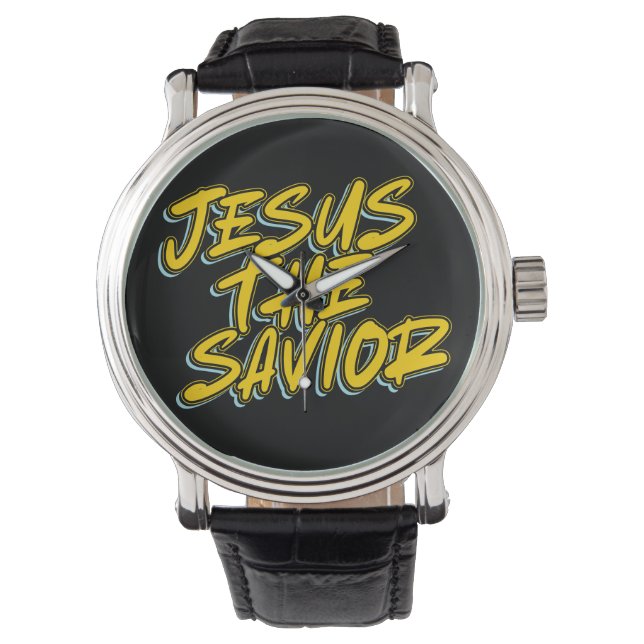 JESUS THE SAVIOR ARMBANDUHR (Vorderseite)