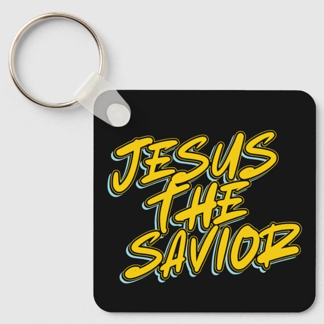 JESUS THE SAVIOR SCHLÜSSELANHÄNGER (Vorderseite)