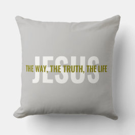 Jesus: The Way, The Truth, And The Life Kissen