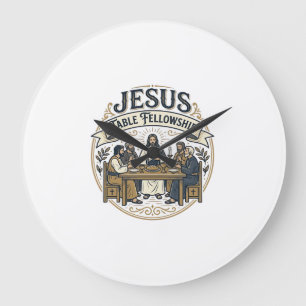 Jesus-Tischgemeinschaft Jesus-Tischgemeinschaft Ch Große Wanduhr