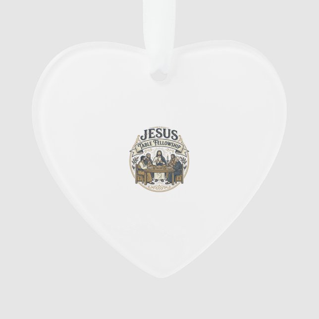 Jesus-Tischgemeinschaft Jesus-Tischgemeinschaft Ch Ornament (Vorderseite)