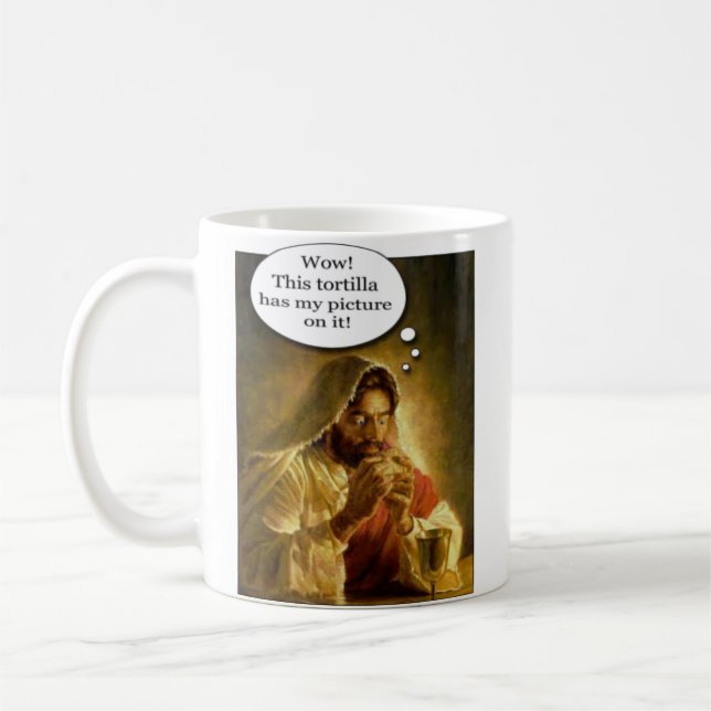 Jesus-Tortilla-Kaffee-Tasse Kaffeetasse (Links)