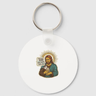 Jesus Tote Telefon Keine Musik Schweres Heben Gym Schlüsselanhänger