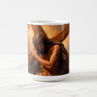 Jesus trägt das Kreuz Becher Kaffeetasse