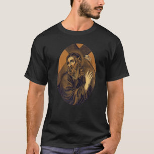 Jesus trägt seine Kreuzmalerei T-Shirt