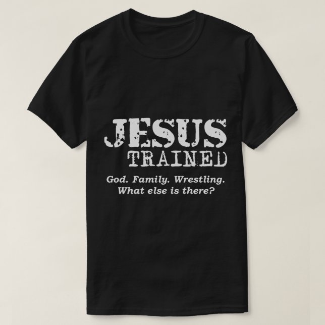 Jesus trainierter Wrestling Pullover Hoodie1926 (Design vorne)