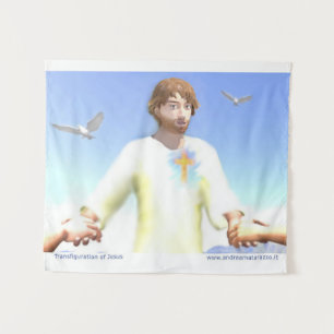 Jesus-Transformation Wandteppich