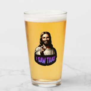 Jesus trinkt Glas - ich sah das!
