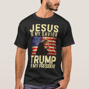 Jesus Trump T-Shirt - Jesus ist mein Lord Retter T