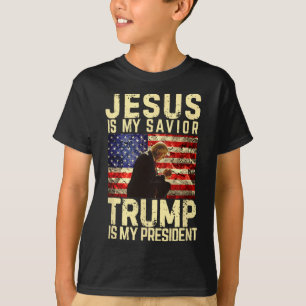 Jesus Trump T-Shirt - Jesus ist mein Lord Retter T