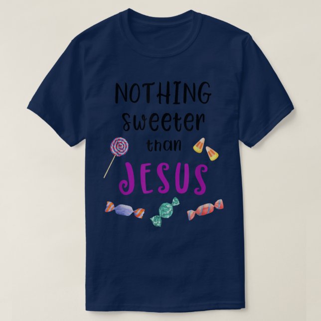 Jesus Trunk Or Treat Candy  T-Shirt (Design vorne)