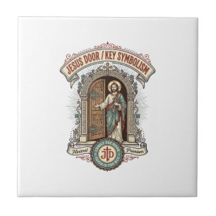 Jesus Tür Schlüssel Symbolik Jesus Tür Schlüssel S Fliese