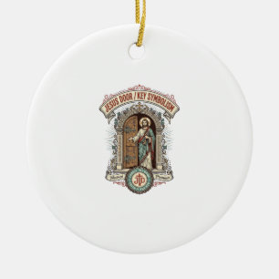Jesus Tür Schlüssel Symbolik Jesus Tür Schlüssel S Keramik Ornament