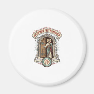 Jesus Tür Schlüssel Symbolik Jesus Tür Schlüssel S Magnet
