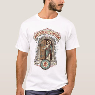 Jesus Tür Schlüssel Symbolik Jesus Tür Schlüssel S T-Shirt