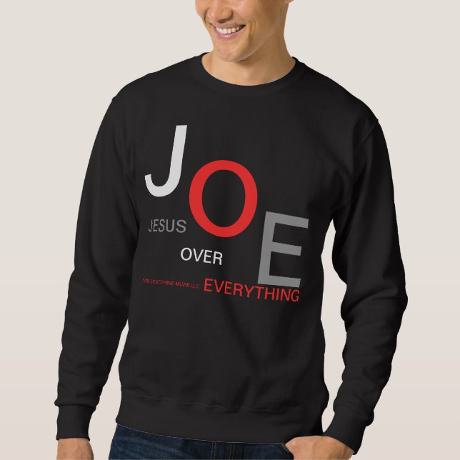 JESUS ÜBER ALLES SWEATSHIRT (Vorderseite)
