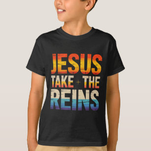 Jesus übernimmt die Zügel - Inspirierende christli T-Shirt