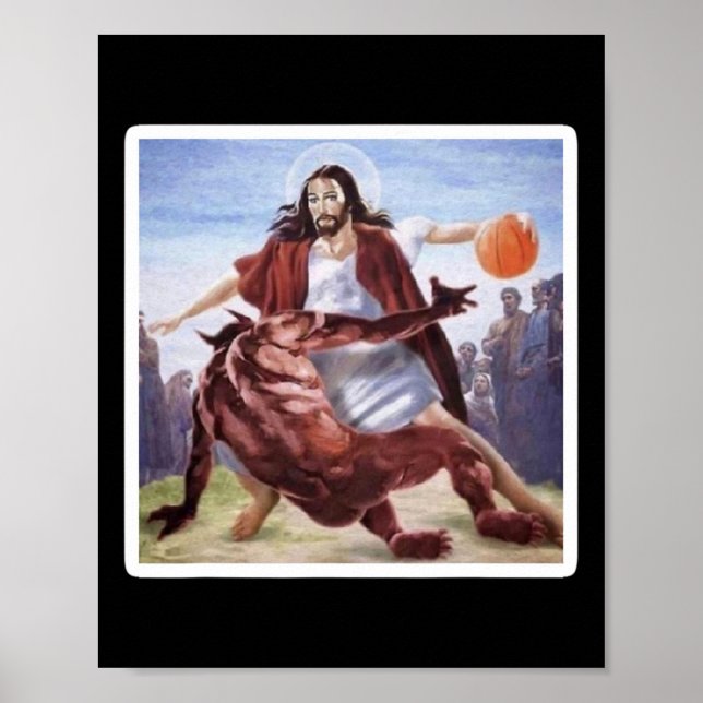 Jesus überquert den Satan Bysketbyll Poster (Vorne)