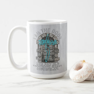 Jesus überquert die Wägung eines T-Shirts Kaffeetasse